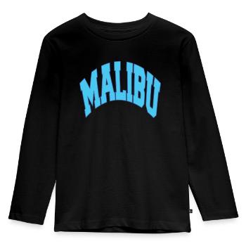 Blue MALIBU California Sport T-Shirt - Kids' Premium Longsleeve Shirt - black - Front - AI Model Kid Male (0cm)