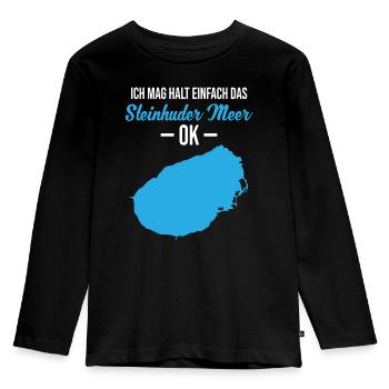 Tout simplement Steinhuder Meer Okay - T-shirt manches longues Premium Enfant - noir - Devant - AI Model Kid Male (0cm)