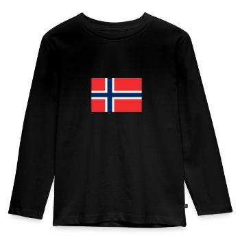 Norvège - T-shirt manches longues Premium Enfant - noir - Devant - AI Model Kid Male (0cm)