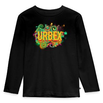 Urbex - Urban Explorer - Kinder Premium Bio Langarmshirt - Schwarz - Vorne - AI Model Kid Male (0cm)