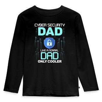 Conception de programmeur informatique amusante - T-shirt manches longues Premium Enfant - noir - Devant - AI Model Kid Male (0cm)