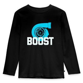 Turbocharger - Car and Tuning - Kids' Premium Longsleeve Shirt - black - Front - AI Model Kid Male (0cm)