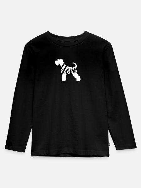 käppänälove - Kinder Premium Bio Langarmshirt - Schwarz