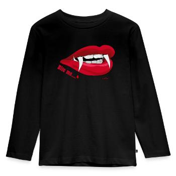 Mords moi ... - T-shirt manches longues Premium Enfant - noir - Devant - AI Model Kid Male (0cm)