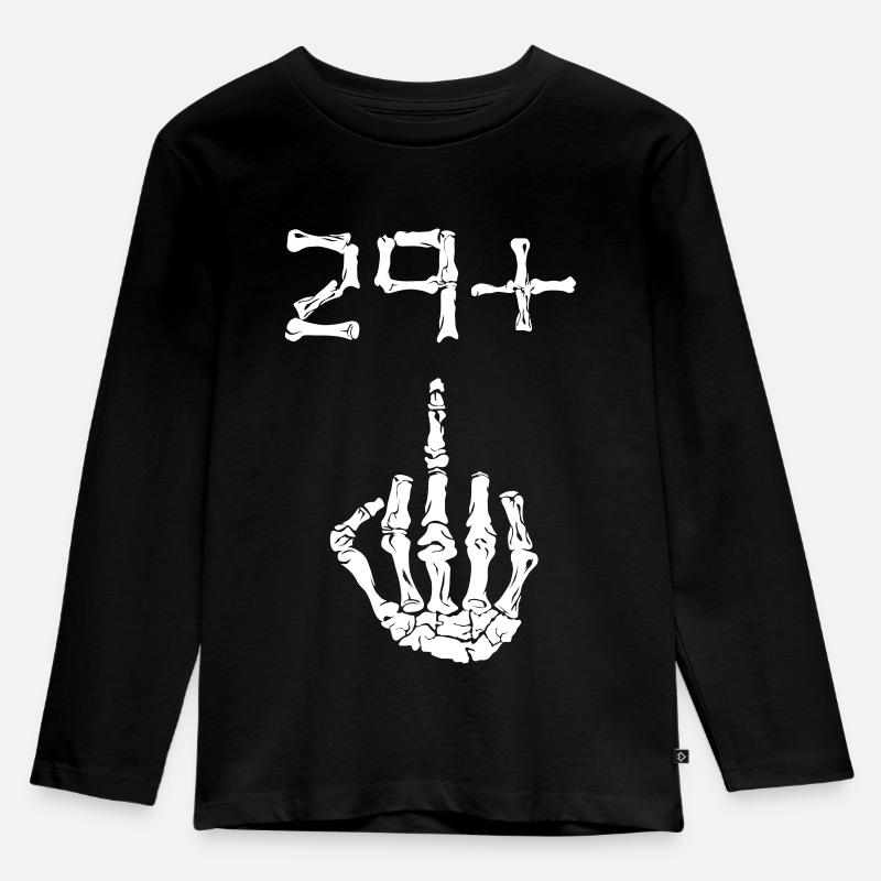 30. Geburtstag 29+ 29plus plus - Kinder Premium Bio Langarmshirt - Schwarz