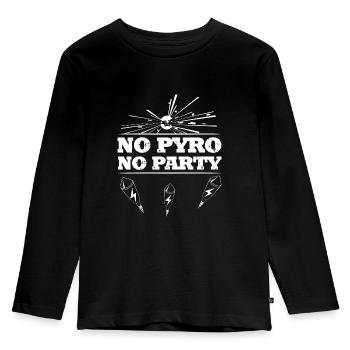 Fireworks pyro missiles - Kids' Premium Longsleeve Shirt - black - Front - AI Model Kid Male (0cm)