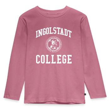 Ingolstadt College University Universität Uni - Kids' Premium Longsleeve Shirt - mauve - Front - AI Model Kid Female (0cm)