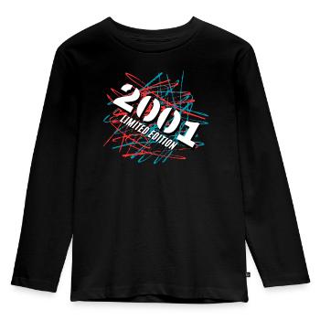 2001 Limited Edition - Kids' Premium Longsleeve Shirt - black - Front - AI Model Kid Male (0cm)