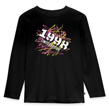 1998 Édition limitée - T-shirt manches longues Premium Enfant - noir - Devant - AI Model Kid Male (0cm)