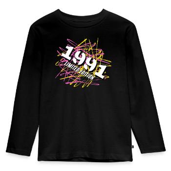 1991 Édition limitée - T-shirt manches longues Premium Enfant - noir - Devant - AI Model Kid Male (0cm)