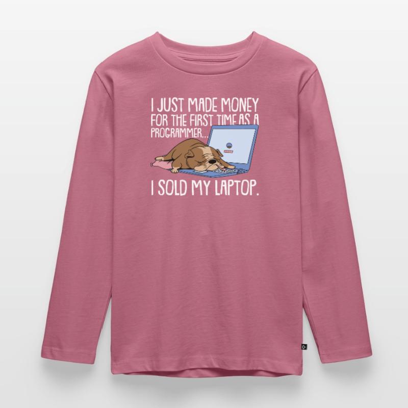 Programmierer Coder Software Entwickler Kinder Premium Bio Langarmshirt