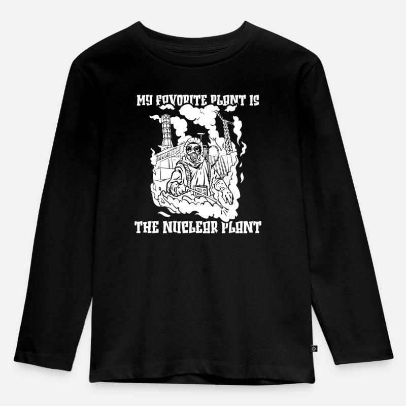 Physics Phyiker Nuclear Physics - Kids' Premium Longsleeve Shirt - black