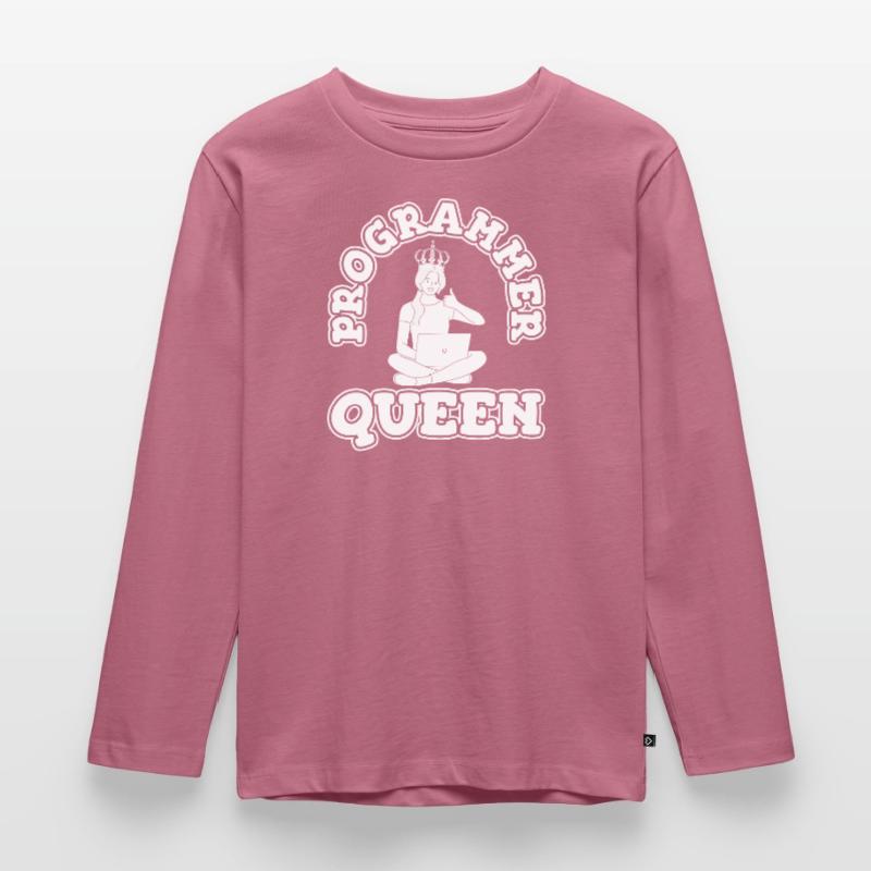 Developer Coder Programmer Queen Kids' Premium Longsleeve Shirt