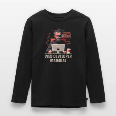 Web Developer Webdeveloper Cool Maglia a maniche lunghe ecologica premium per bambini