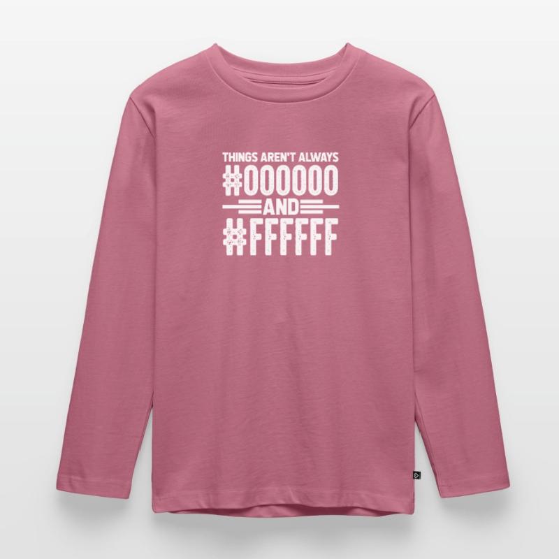 Programmierer Compuer Nerd Coder Software Geschenk Kinder Premium Bio Langarmshirt