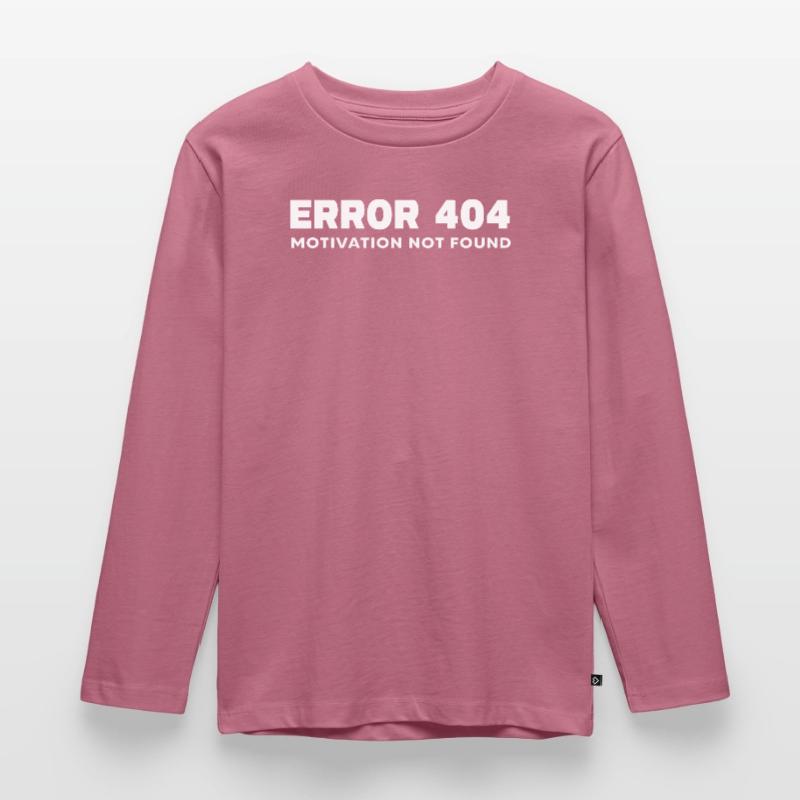 nerd coder server download error 404 Kinder Premium Bio Langarmshirt