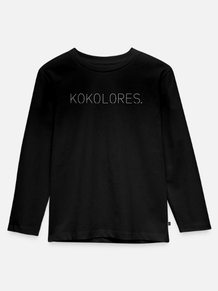 Stromberg Kokolores. - Kinder Premium Bio Langarmshirt - Schwarz