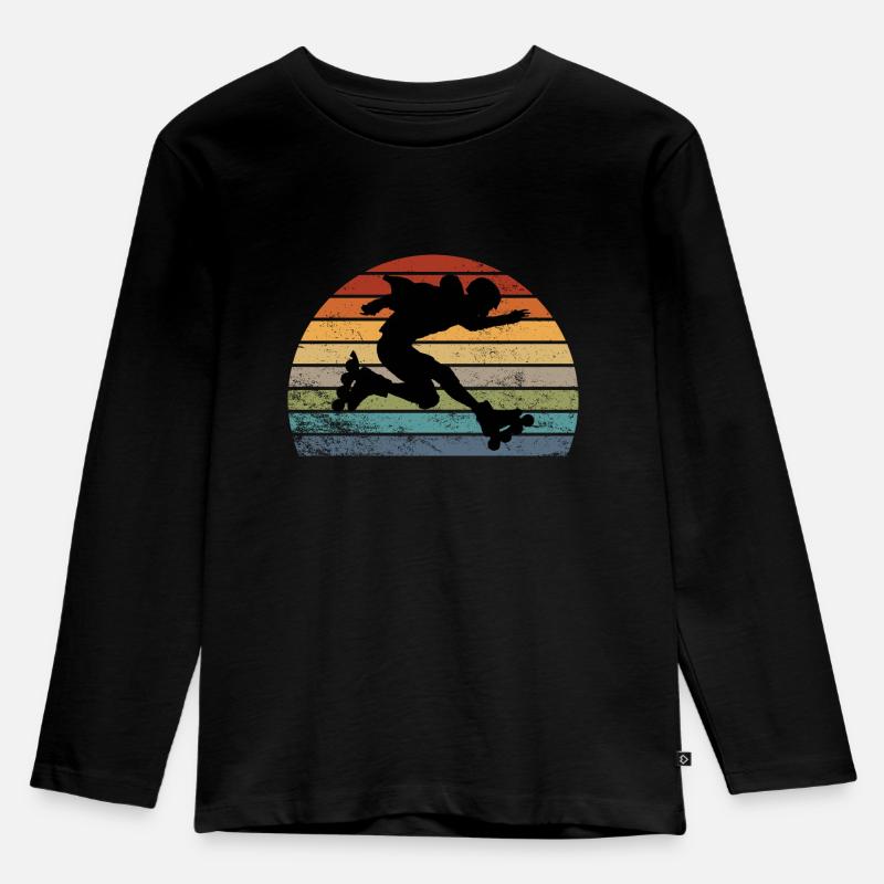 Rollerblades Rollerblades - Kinder Premium Bio Langarmshirt - Schwarz
