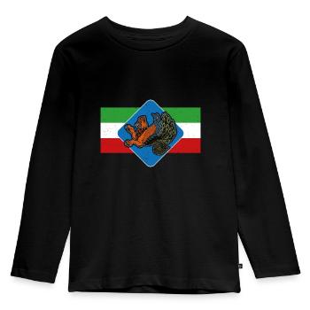 Faravahar Zoroastrianism Simurgh Persia - Kids' Premium Longsleeve Shirt - black - Front - AI Model Kid Male (0cm)