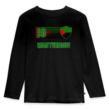 Martinique - T-shirt manches longues Premium Enfant - noir - Devant - AI Model Kid Male (0cm)