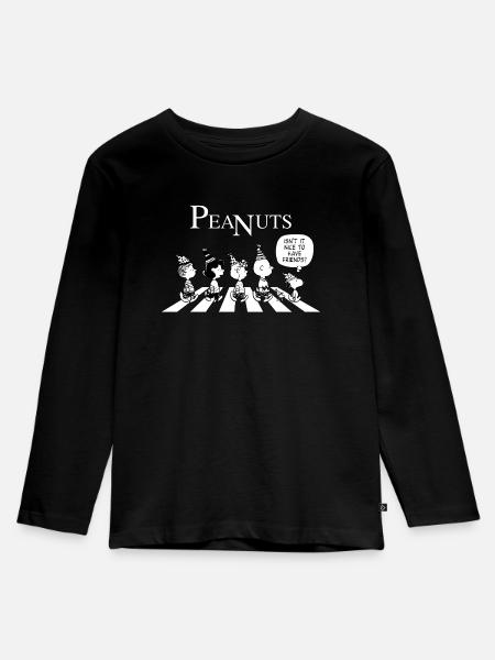 Peanuts Snoopy, Charlie, Stella, And Lucy Birthday - Kids' Premium Longsleeve Shirt - black