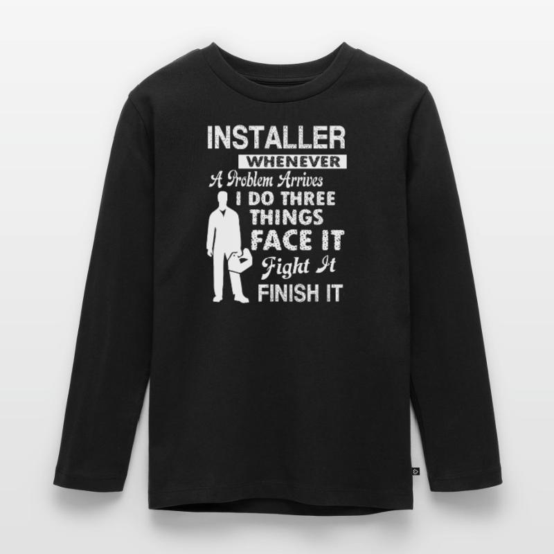 Installer Installer Solves Problem Kids' Premium Longsleeve Shirt
