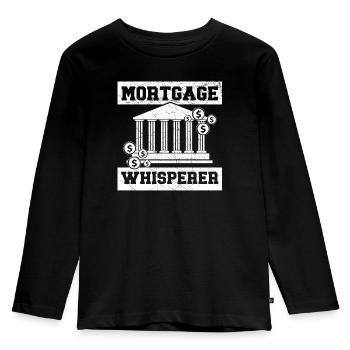 Credit Officer Job Profession Debt Loan Officer - Kids' Premium Longsleeve Shirt - black - Front - AI Model Kid Male (0cm)
