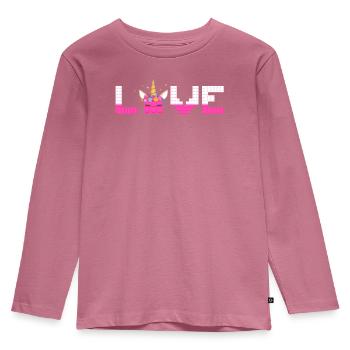 Maître constructeur Briques Blocs Jouer Blocs De Construction - T-shirt manches longues Premium Enfant - mauve - Devant - AI Model Kid Female (0cm)