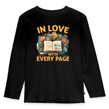 Scrapbooking Scrapbook Papier Basteln Scrapbooker - Kinder Premium Bio Langarmshirt - Schwarz - Vorne - AI Model Kid Male (0cm)