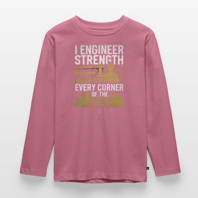 Structural Engineer Job Structural Engineering Kids' Premium Longsleeve Shirt