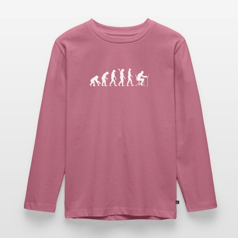 Computer Scientist - Human Evolution / Darwin Kids' Premium Longsleeve Shirt