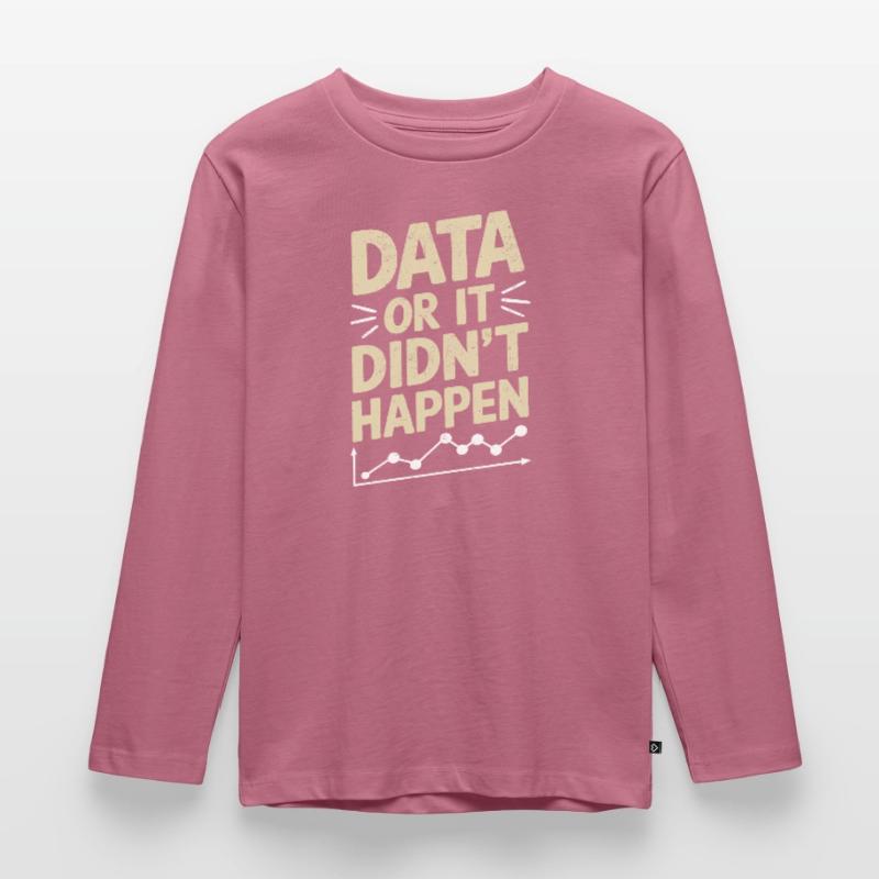 Data Analyst Data Scientist Data Engineer : Data Or T-shirt manches longues Premium Enfant