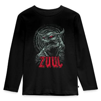 SOS Fantômes Zuul - T-shirt manches longues Premium Enfant - noir - Devant - AI Model Kid Male (0cm)