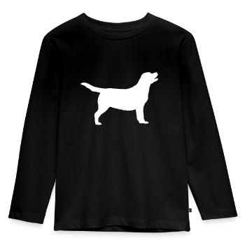 Labrador - Kids' Premium Longsleeve Shirt - black - Front - AI Model Kid Male (0cm)