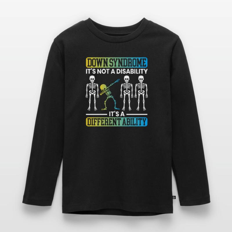 It's Not A Disability It's A Different Ability Kids' Premium Longsleeve Shirt