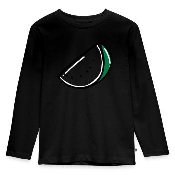 partenaires Melon Shirt - Bébé - T-shirt manches longues Premium Enfant - noir - Devant - AI Model Kid Male (0cm)