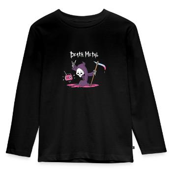 Death Metal - T-shirt manches longues Premium Enfant - noir - Devant - AI Model Kid Male (0cm)