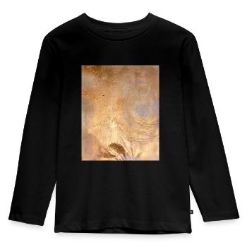 Soleil d'or - T-shirt manches longues Premium Enfant - noir - Devant - AI Model Kid Male (0cm)