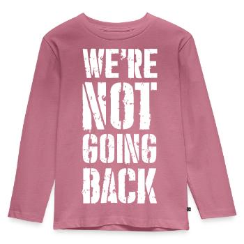 Nous ne reviendrons pas en arrière - T-shirt manches longues Premium Enfant - mauve - Devant - AI Model Kid Female (0cm)