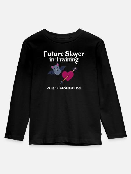 Future Across Generations - Kids' Premium Longsleeve Shirt - black
