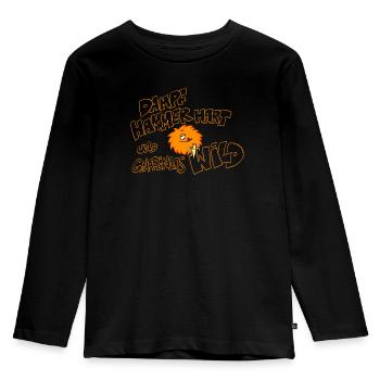 Die Wilden Kerle Gnadenlos Spruch - Kinder Premium Bio Langarmshirt - Schwarz - Vorne - AI Model Kid Male (0cm)