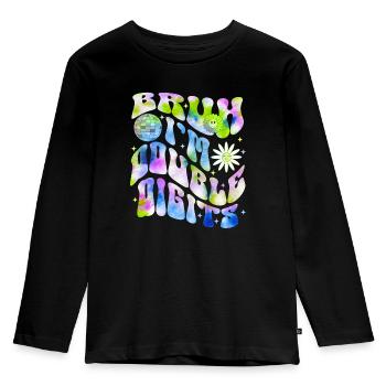 10th Birthday Girl Gift Idea Ten Years - Kids' Premium Longsleeve Shirt - black - Front - AI Model Kid Male (0cm)
