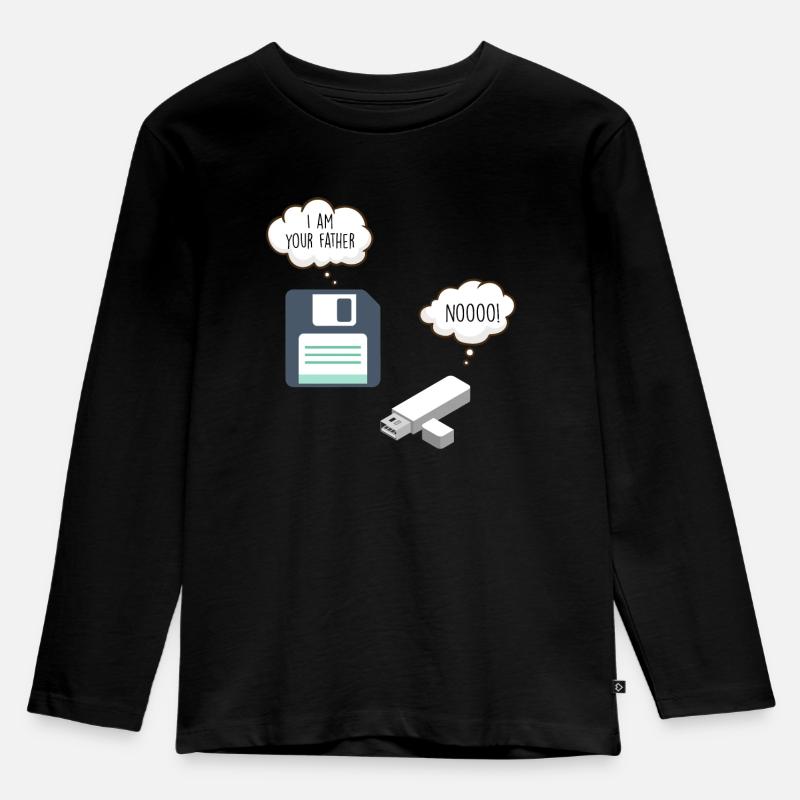 Nerd Programming Software Developer Geek Code - Kids' Premium Longsleeve Shirt - black