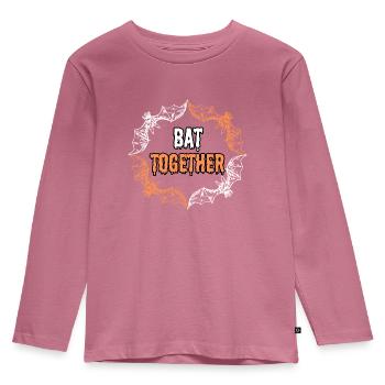 bat together - T-shirt manches longues Premium Enfant - mauve - Devant - AI Model Kid Female (0cm)