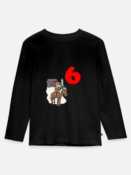 Knight child 6 years - Kids' Premium Longsleeve Shirt - black