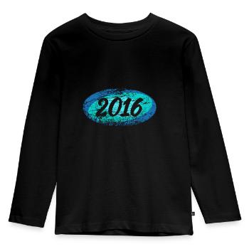 2016 - T-shirt manches longues Premium Enfant - noir - Devant - AI Model Kid Male (0cm)