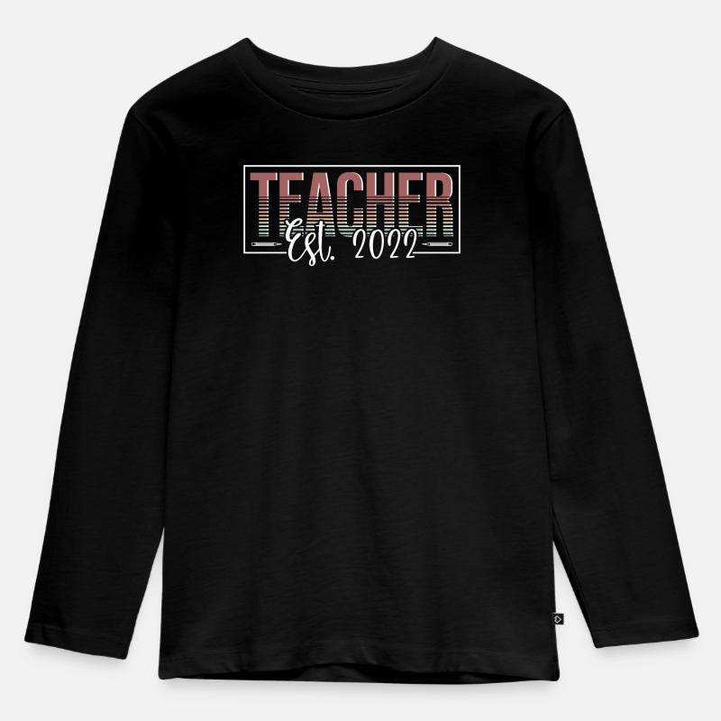 Futurs enseignants Formation des enseignants Programme de formation des étudiants - T-shirt manches longues Premium Enfant - noir
