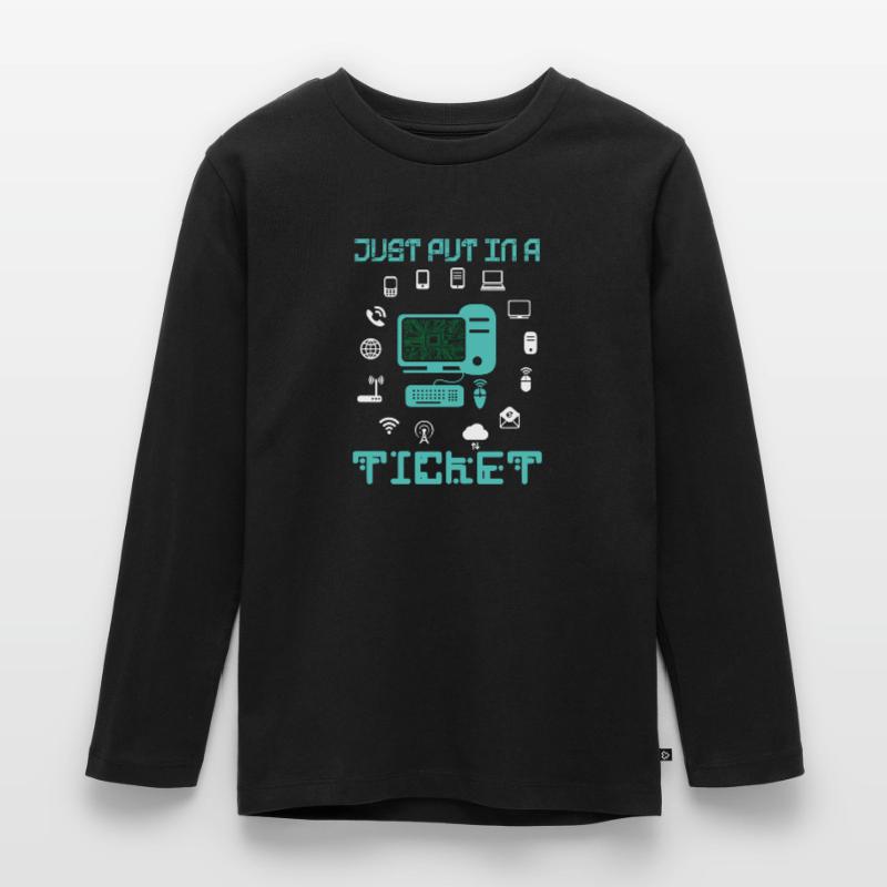 Technical Support Technology Programmer Kids' Premium Longsleeve Shirt
