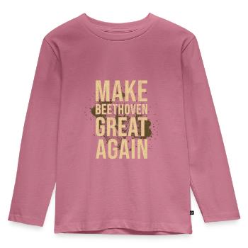 Beethoven - T-shirt manches longues Premium Enfant - mauve - Devant - AI Model Kid Female (0cm)