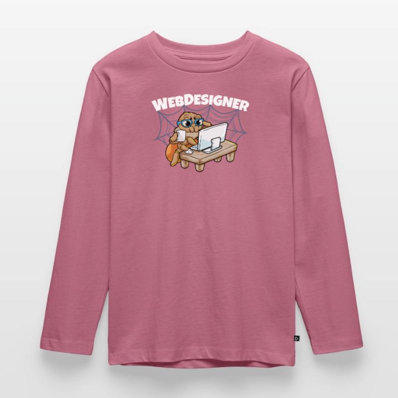 Webdesign Spider Programming Programmer IT Kids' Premium Longsleeve Shirt